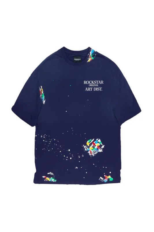 Delta Navy Oversized T-Shirt sold by Rockstar Original