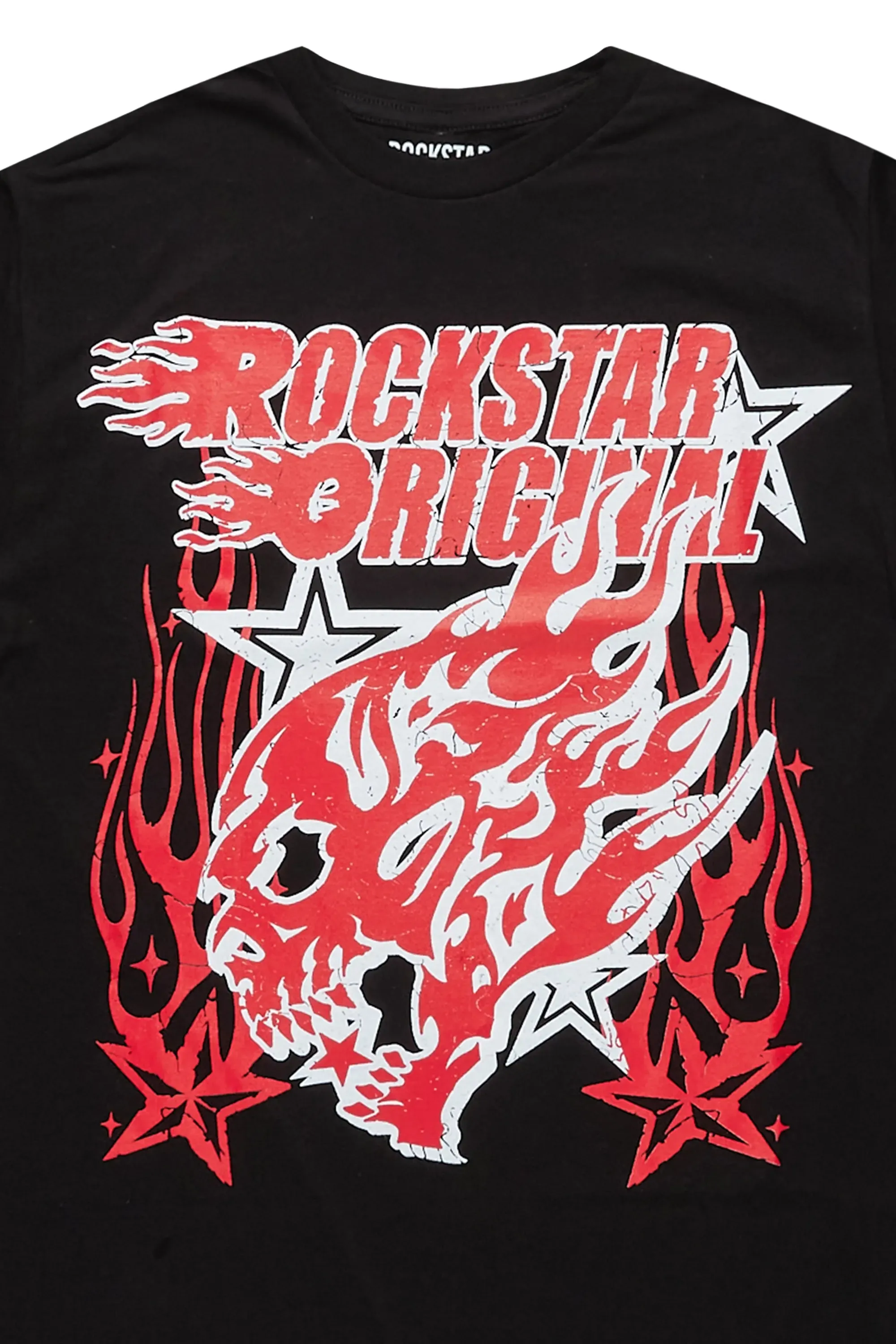 Brenna Black Oversized T-Shirt sold by Rockstar Original product image thumbnail 4