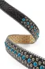 Blaze Rockstar Black/Blue Logo Belt sold by Rockstar Original