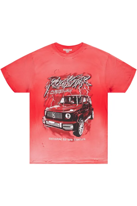 Hai Red Graphic T-Shirt sold by Rockstar Original