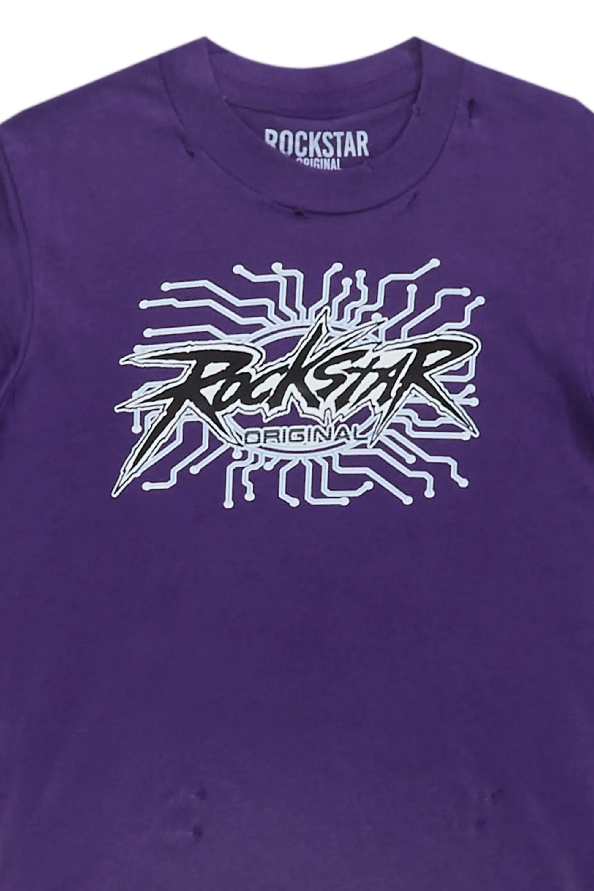 Future 2008 Purple Oversized Tee sold by Rockstar Original product image thumbnail 3