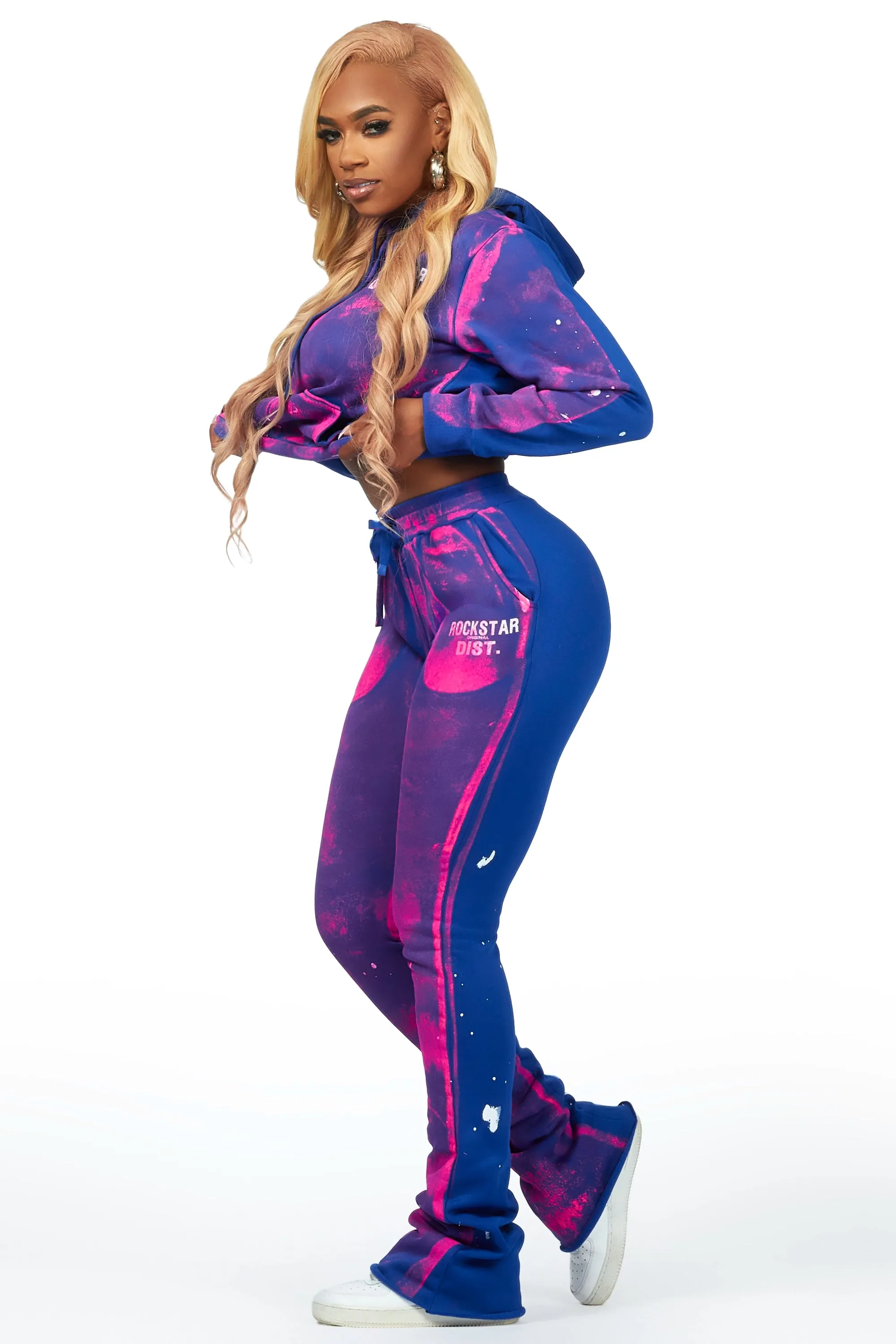Keiana Royal Blue Super Stacked Trackset sold by Rockstar Original product image thumbnail 4