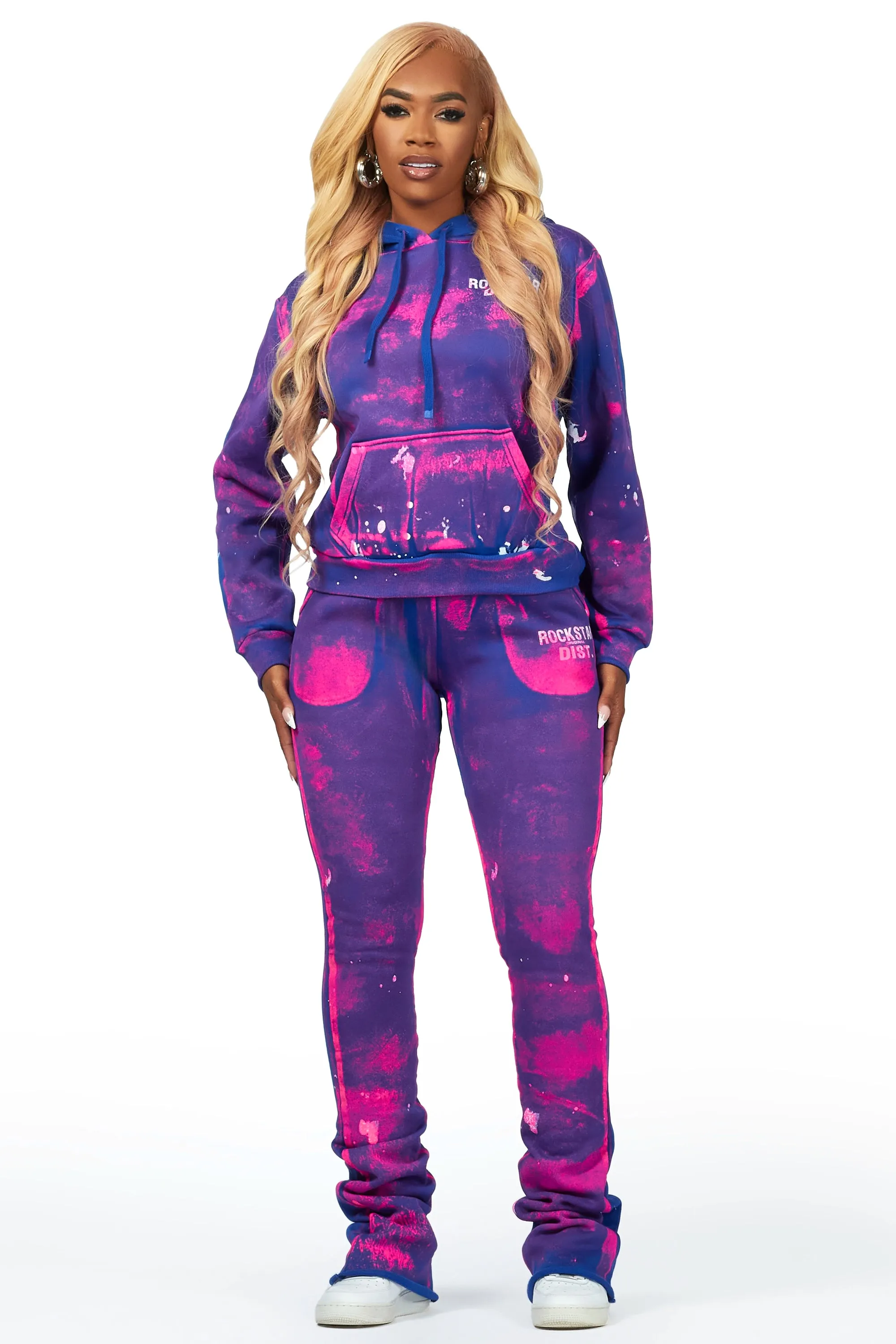 Keiana Royal Blue Super Stacked Trackset sold by Rockstar Original