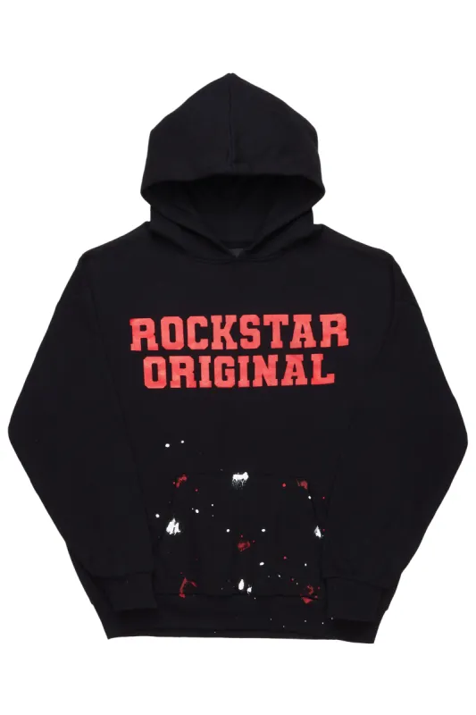 Justin Black/Red Graphic Hoodie sold by Rockstar Original