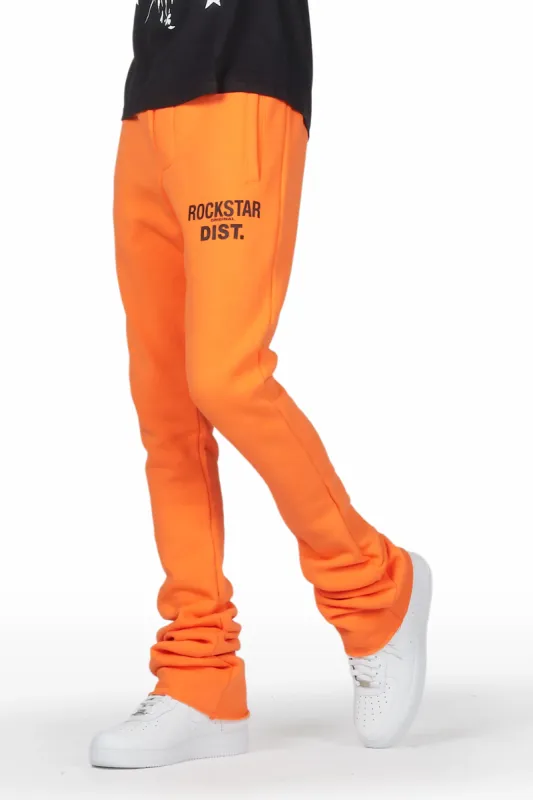 Alpine Orange Super Stacked Trackpant sold by Rockstar Original