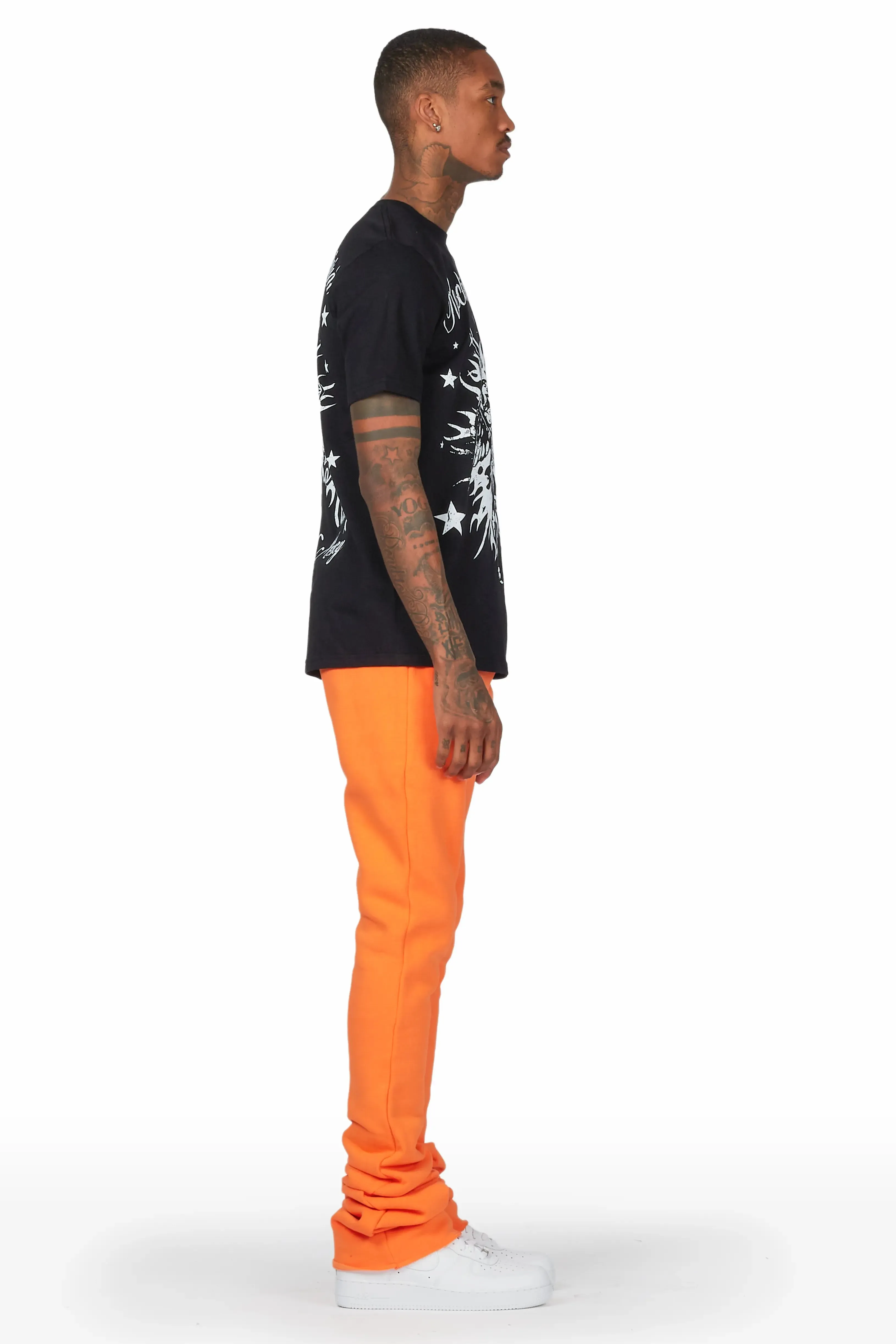 Alpine Orange Super Stacked Trackpant sold by Rockstar Original product image thumbnail 4