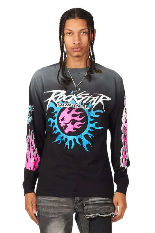 Gaston Black Long Sleeve Graphic T-Shirt sold by Rockstar Original