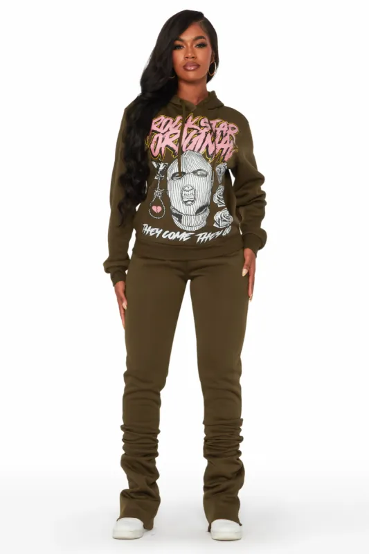 Kila Olive Super Stacked Trackset sold by Rockstar Original