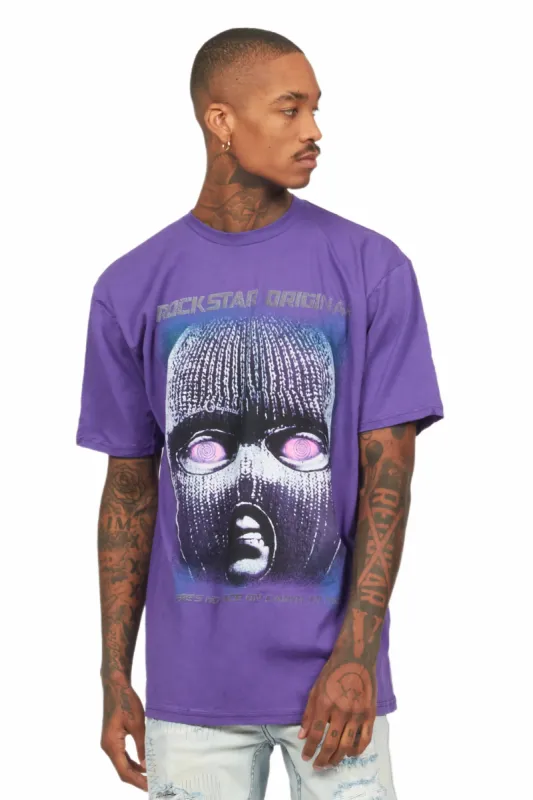 Darwin Purple Graphic T-Shirt sold by Rockstar Original