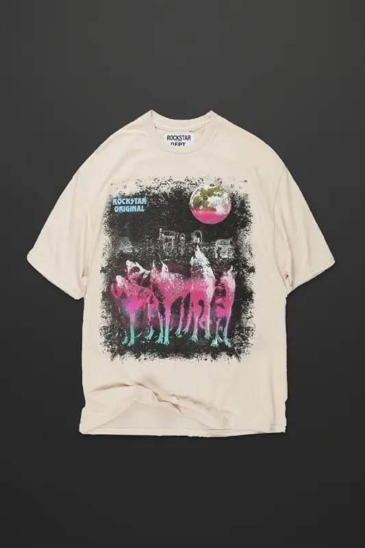 Wolfen Beige Graphic T-Shirt sold by Rockstar Original