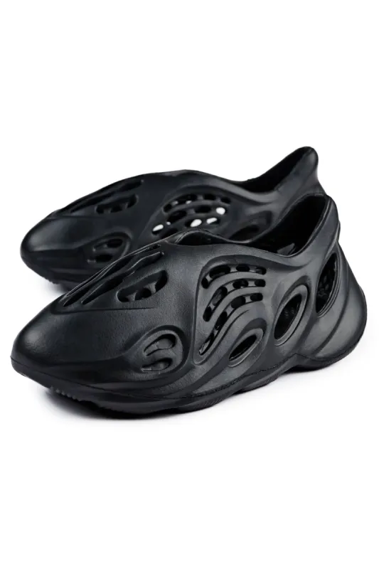 Byrne Black Slides sold by Rockstar Original