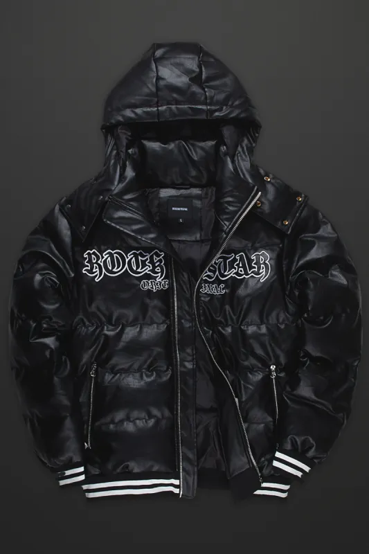 Sir Black Graphic Puffer Jacket sold by Rockstar Original
