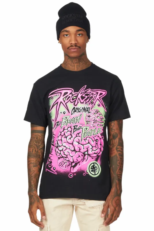 Braindead Black Graphic T-Shirt sold by Rockstar Original