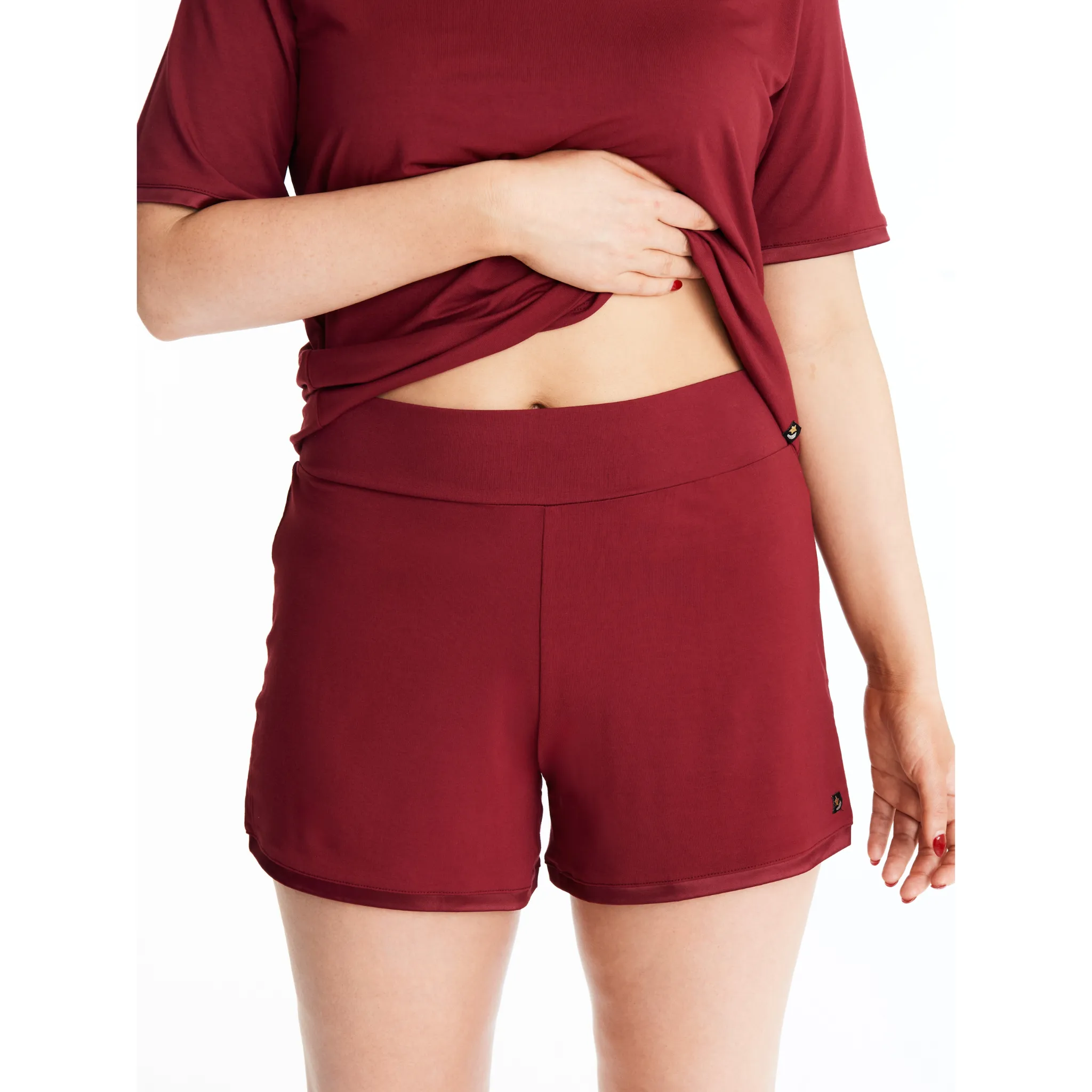 Muffin-free Waistband, 4 inch Shorts, Bamboo sleepwear sold by Midnighties