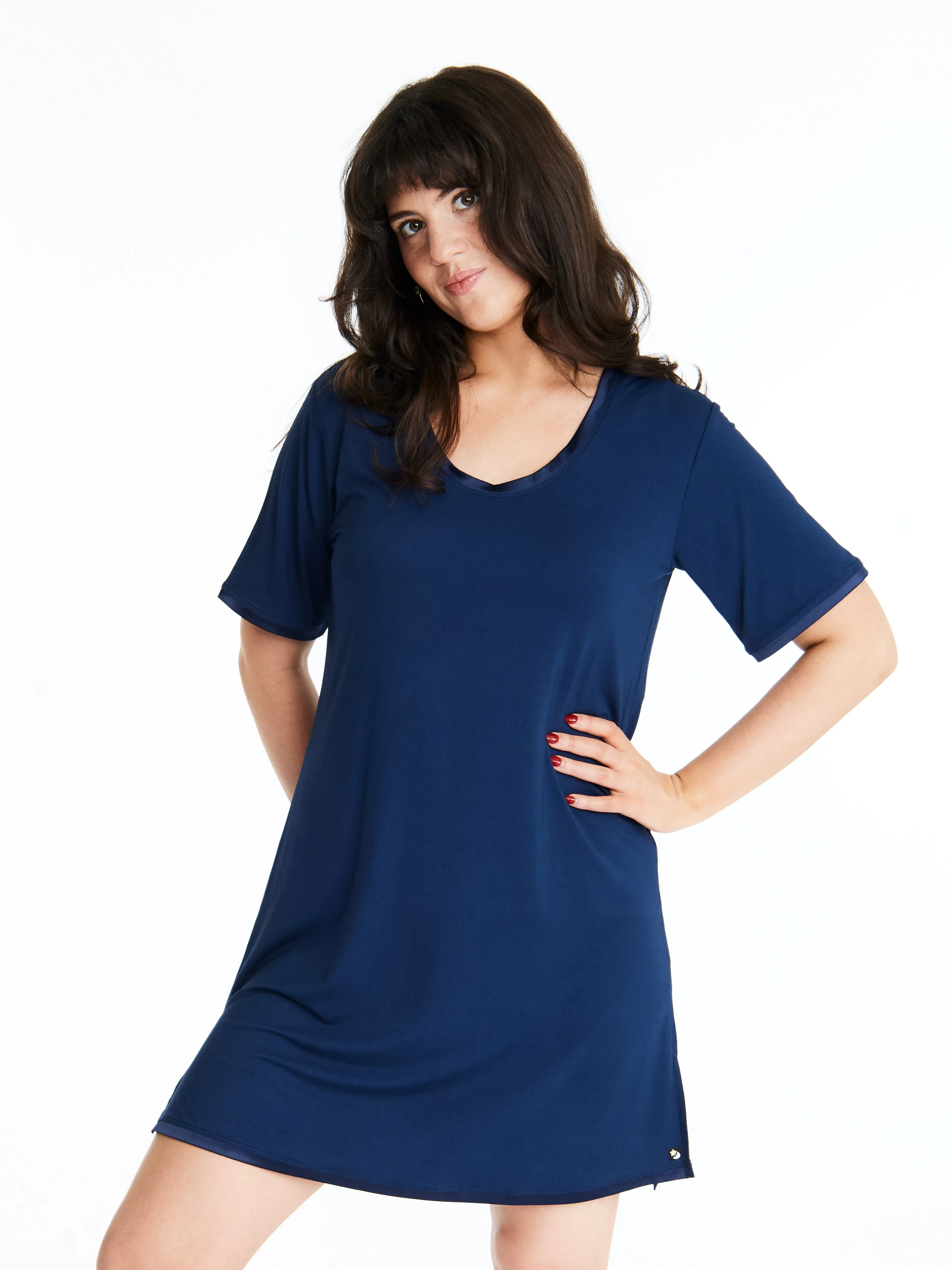 MidNightie Bamboo Nightgown with Built-In Support sold by Midnighties product image thumbnail 5