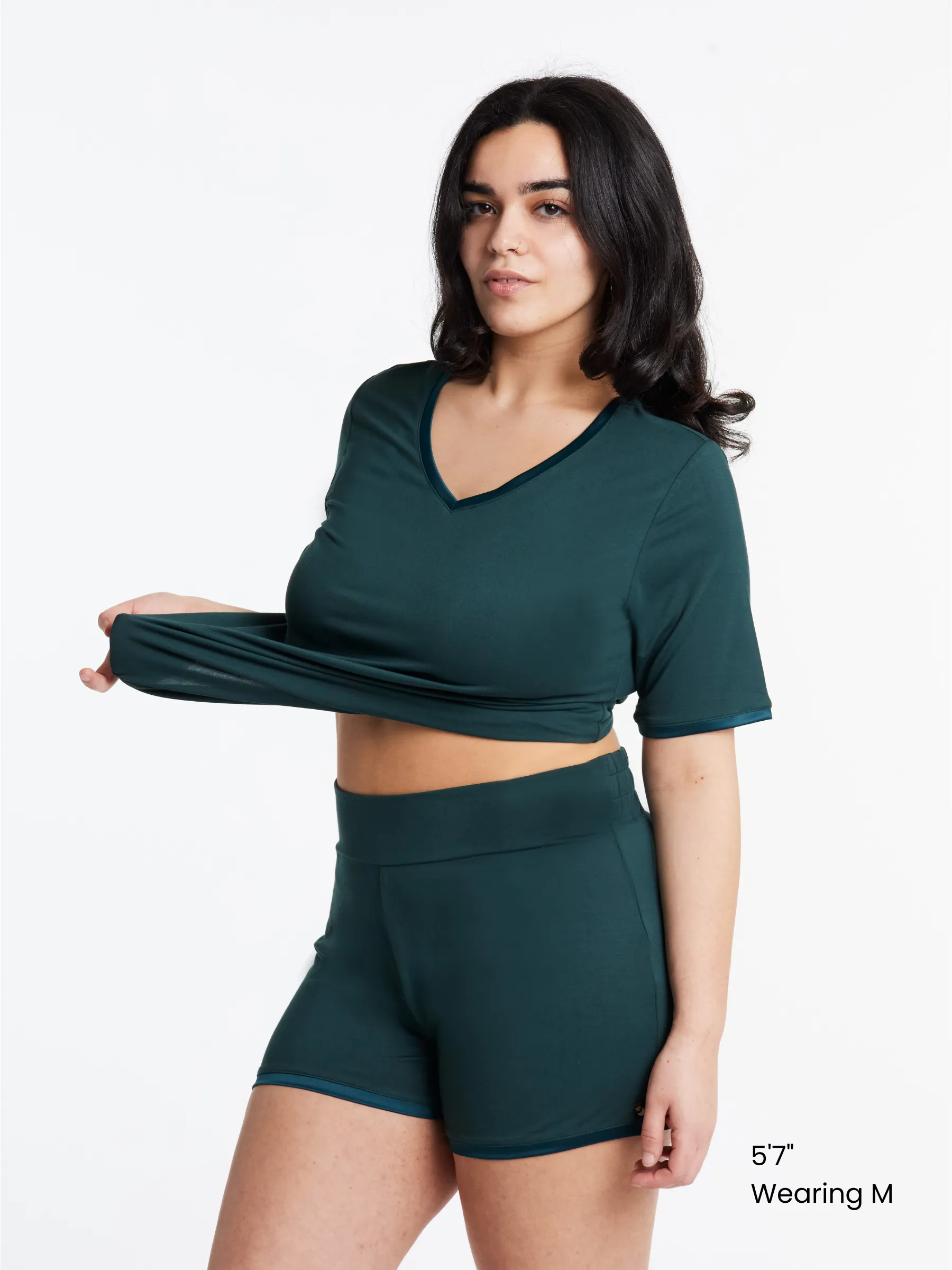 Bamboo Lounge Shorts with Muffin-Free Waistband sold by Midnighties product image thumbnail 3