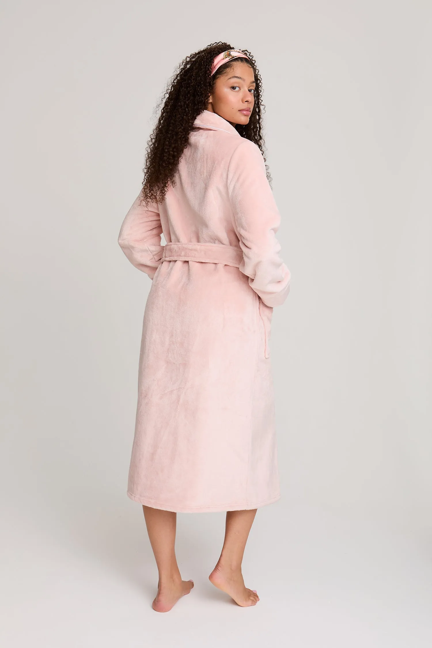 Super Plush Robe in Pink sold by Pretty You London product image thumbnail 3