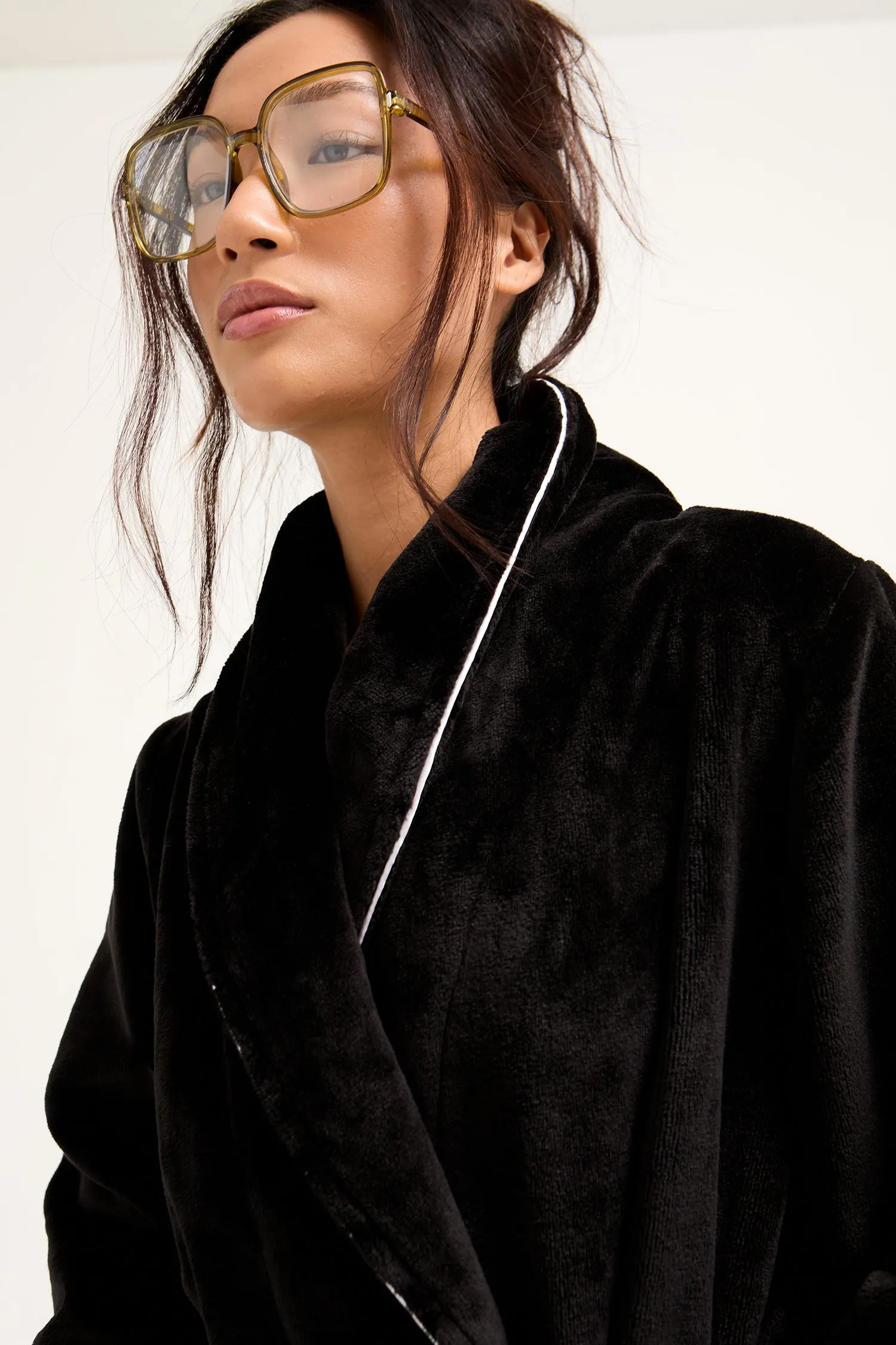 Super Plush Robe in Black sold by Pretty You London product image thumbnail 5