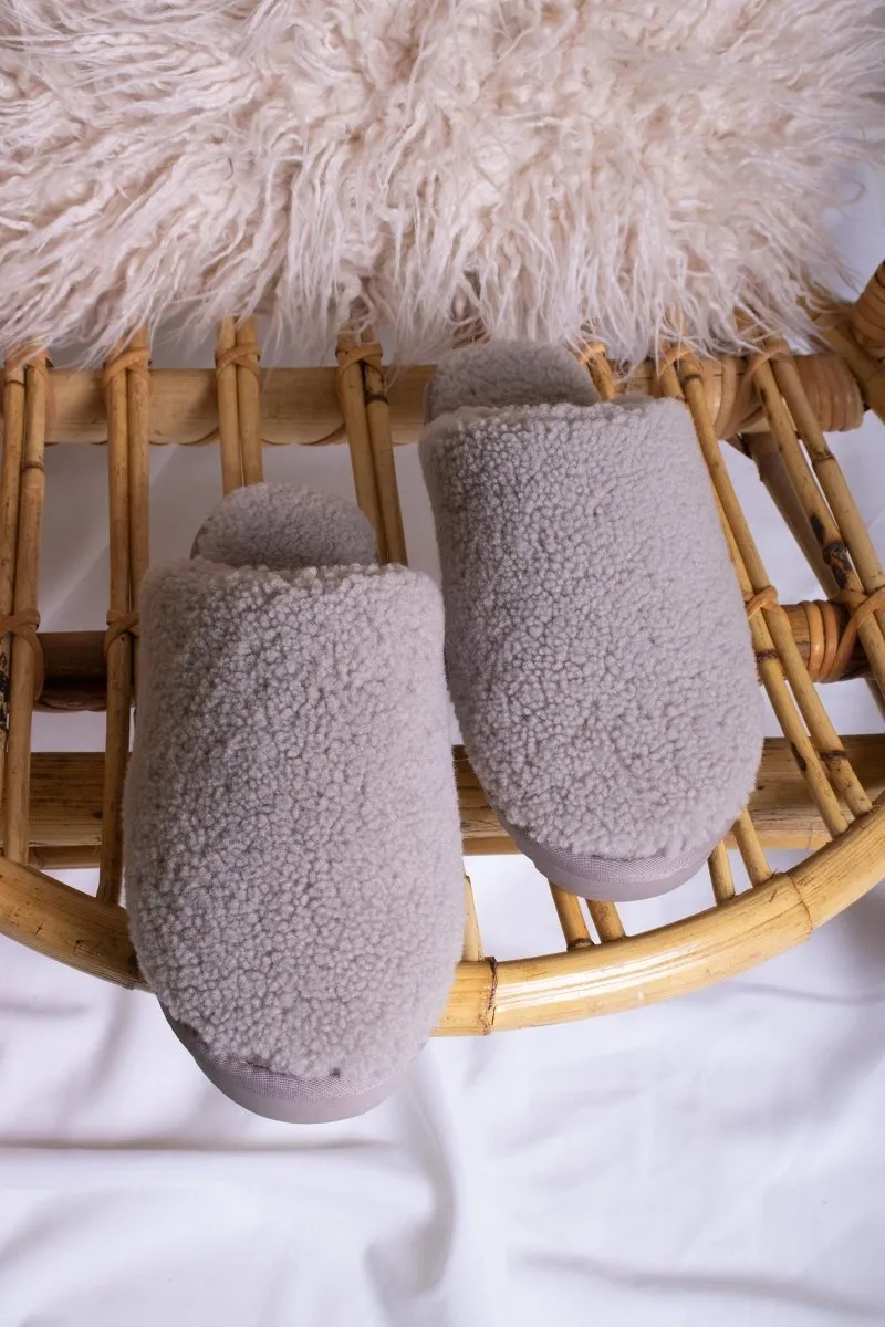 Jude Mule Slippers in Truffle sold by Pretty You London product image thumbnail 2