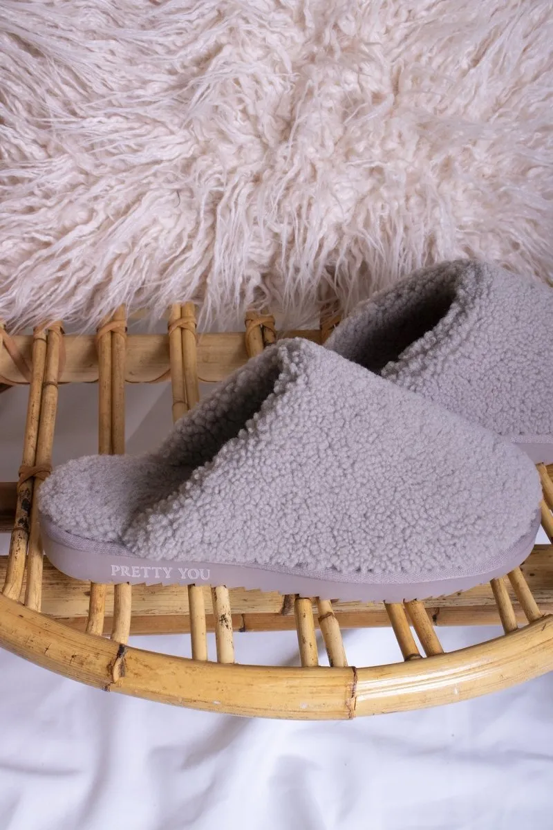 Jude Mule Slippers in Truffle sold by Pretty You London product image thumbnail 4