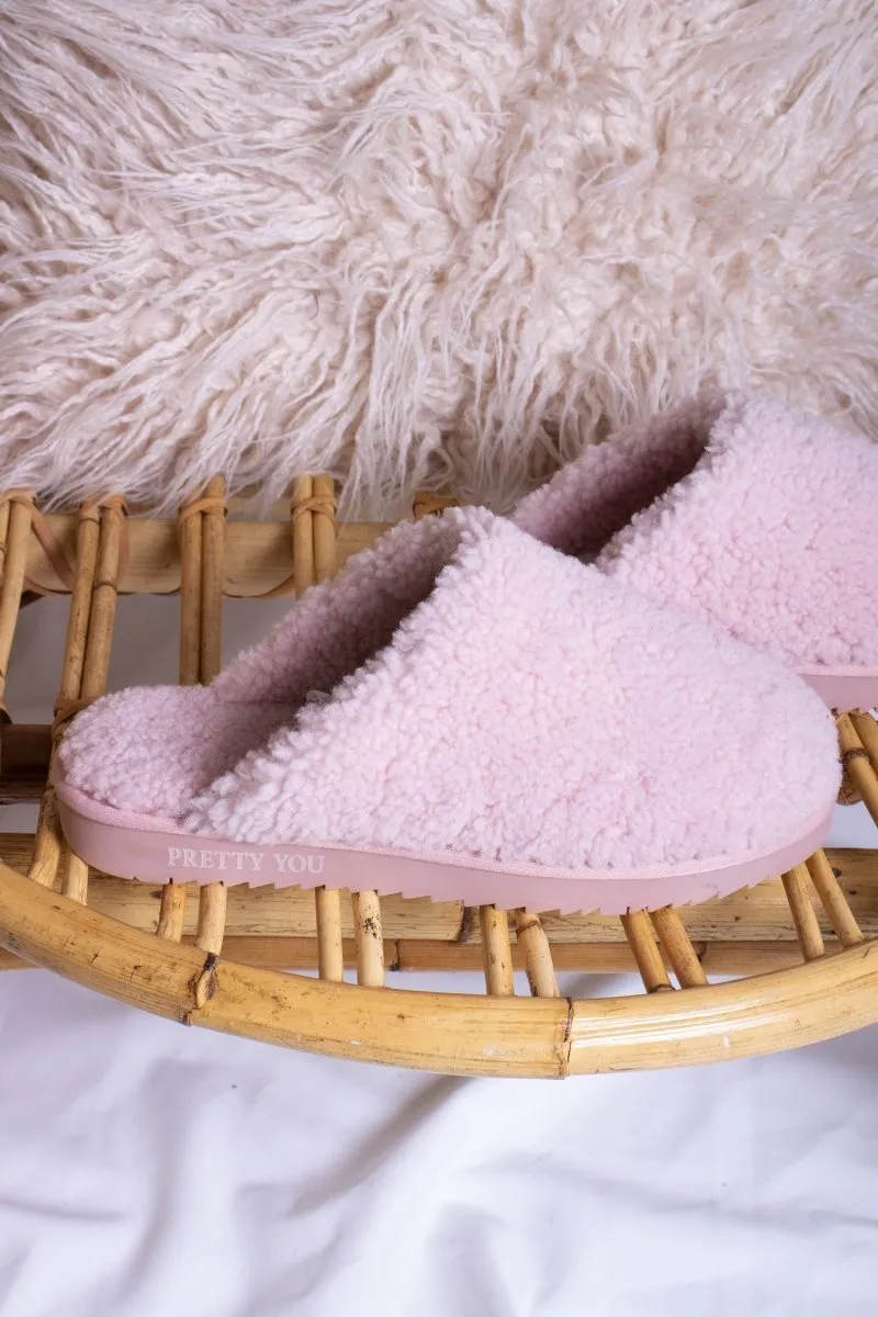 Jude Mule Slippers in Rose sold by Pretty You London product image thumbnail 5