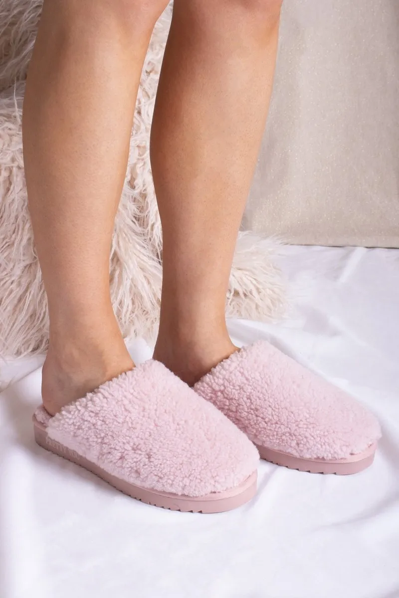 Jude Mule Slippers in Rose sold by Pretty You London product image thumbnail 2