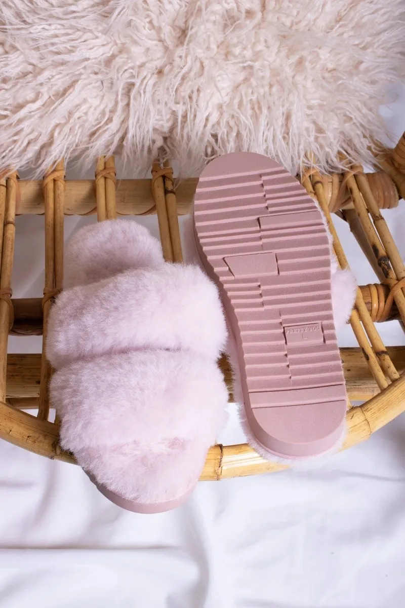 Jinx Slippers in Rose sold by Pretty You London product image thumbnail 2