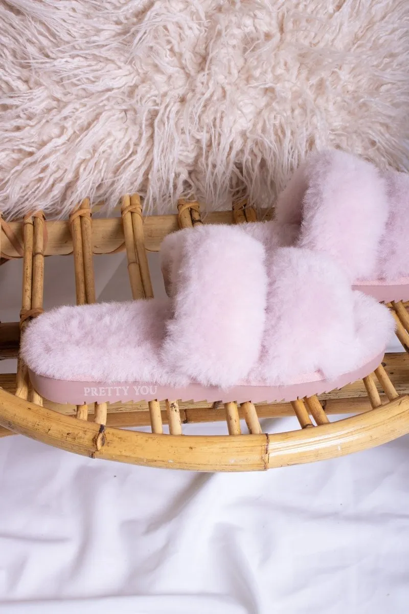 Jinx Slippers in Rose sold by Pretty You London product image thumbnail 3