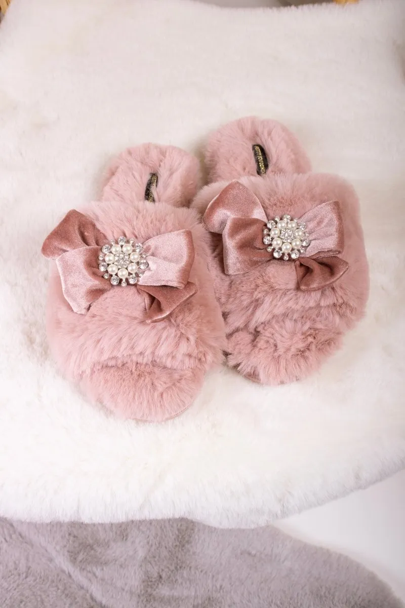 Anya Slippers in Pink sold by Pretty You London product image thumbnail 4