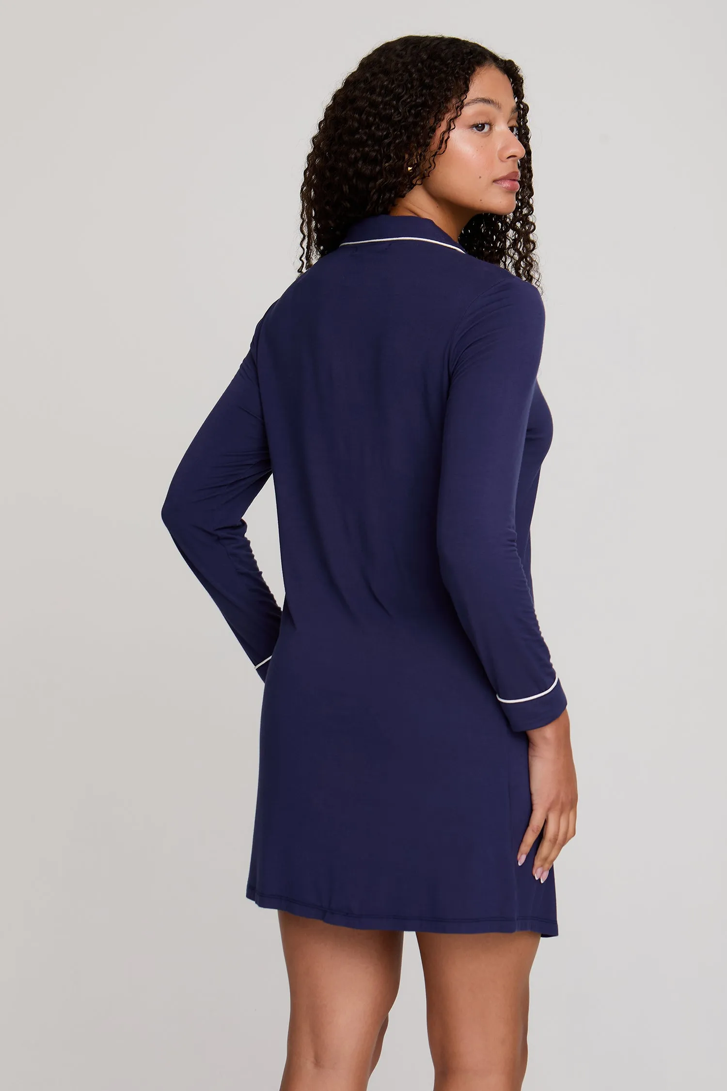 Bamboo Nightshirt in Midnight sold by Pretty You London product image thumbnail 2