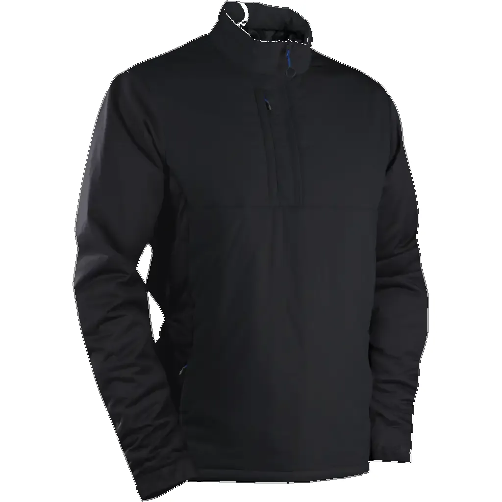 Colter II LS Pullover - Black / L sold by Sun Mountain