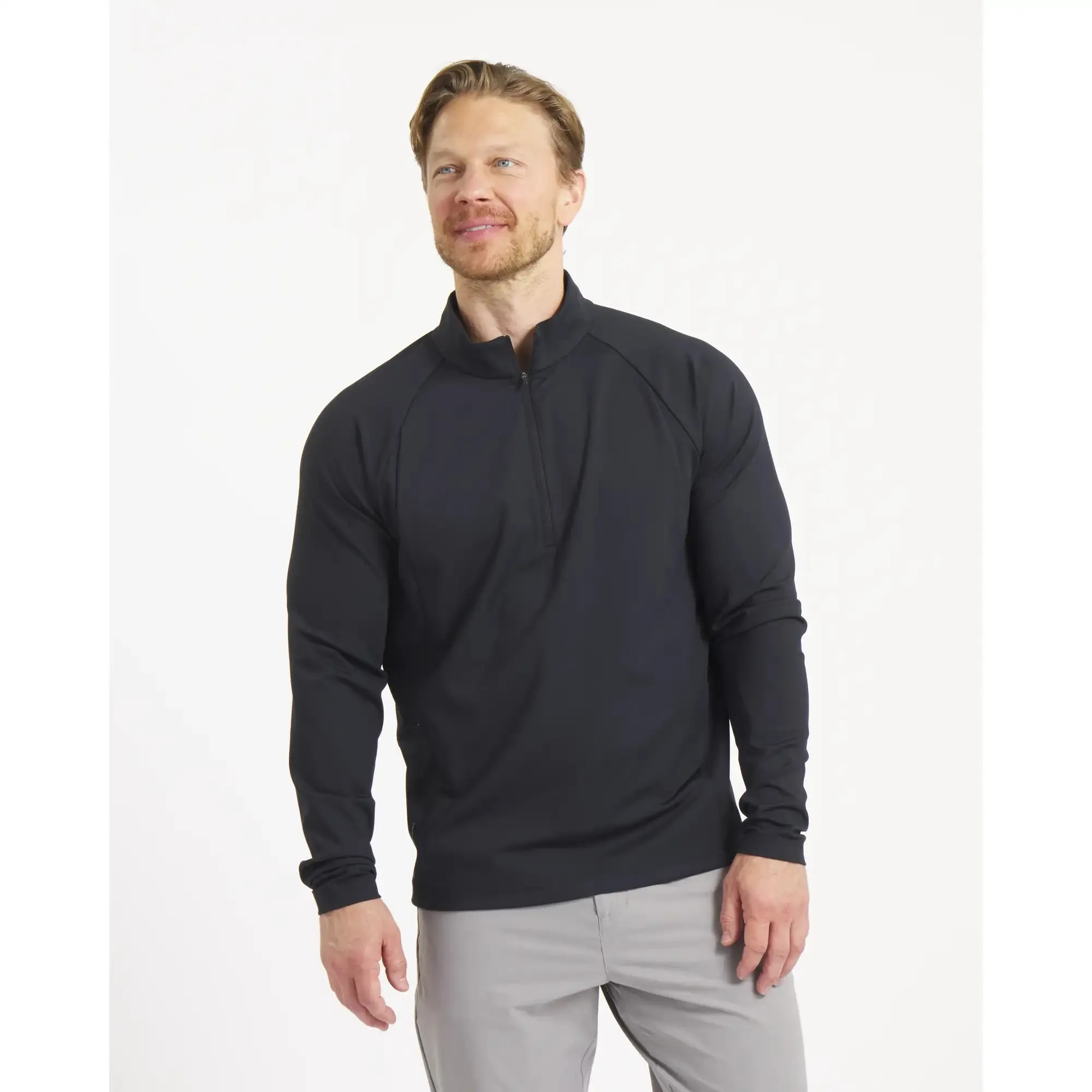 Tech Quarter-Zip - Black / 3XL sold by Sun Mountain