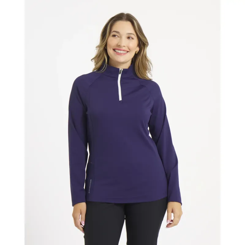 Women's Tech Quarter-Zip - Navy / XS sold by Sun Mountain