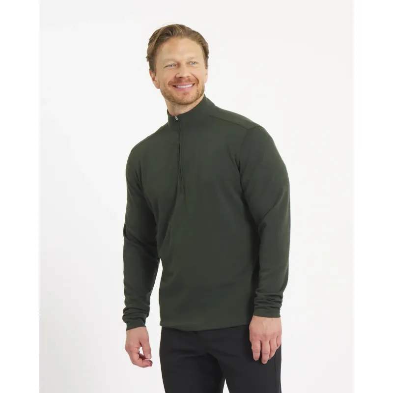 Brett Quarter-Zip - Pine / L made by Sun Mountain