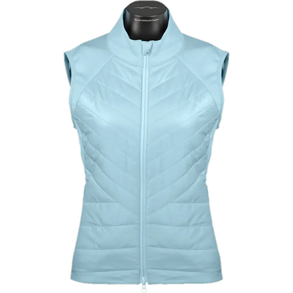 Aria Vest - Soft Turquoise / L sold by Sun Mountain
