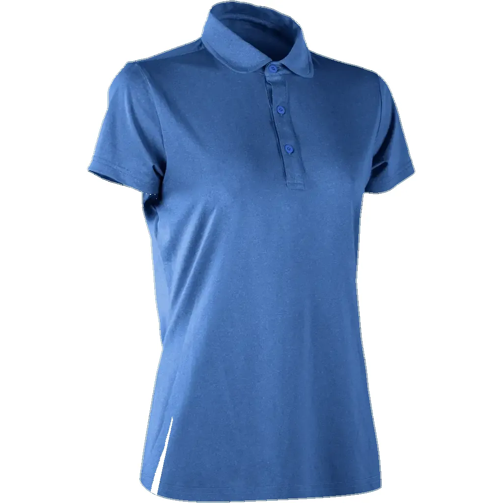Women's Silvertip Polo - ROYAL HEATHER / XL sold by Sun Mountain