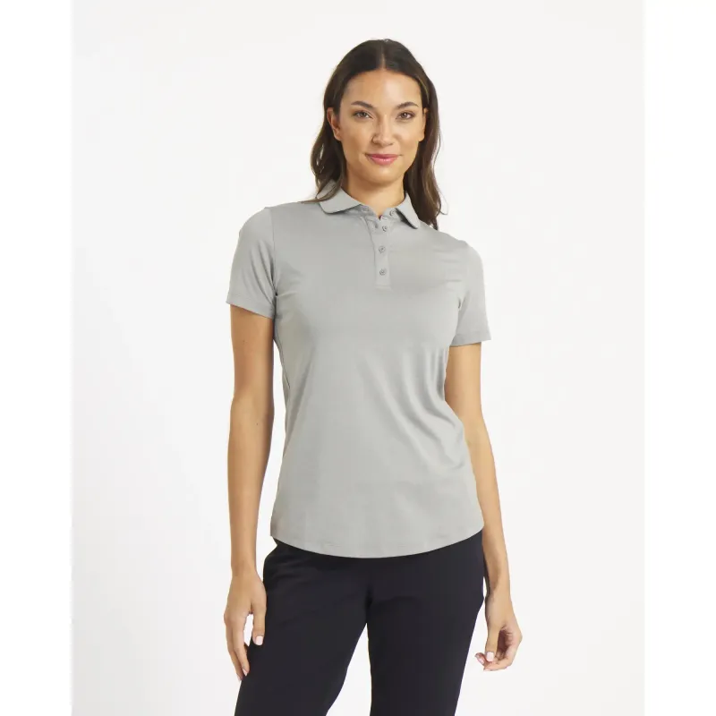Women's Silvertip Polo - CADET HEATHER / M made by Sun Mountain