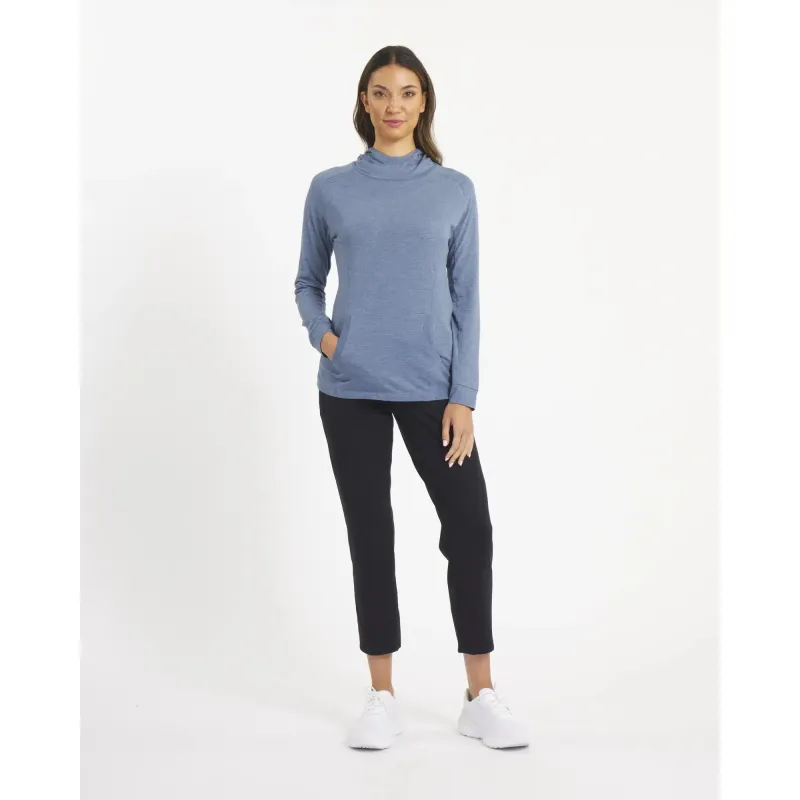 Women's Gallatin Hoodie - BLUE FIN / M sold by Sun Mountain