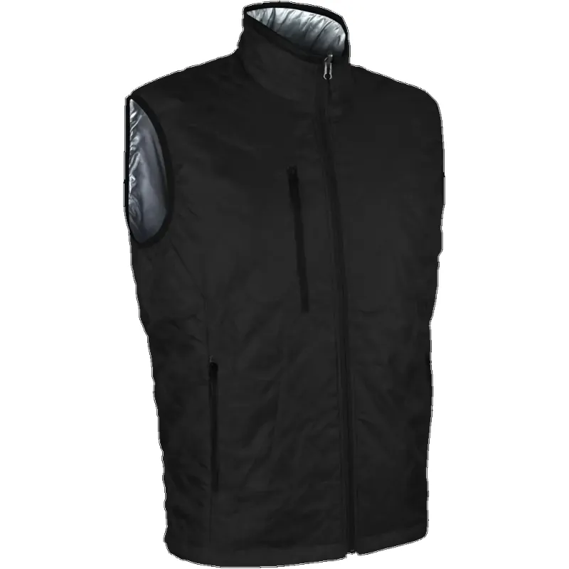 Granite II Vest - Reversible - Black-Platinum / L sold by Sun Mountain