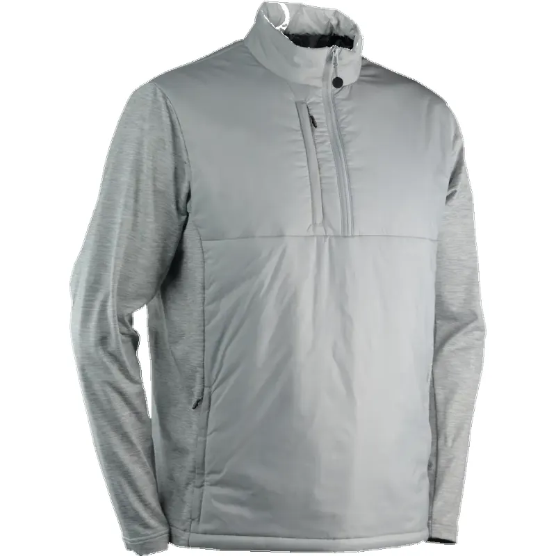 Colter II LS Pullover - Platinum / L sold by Sun Mountain