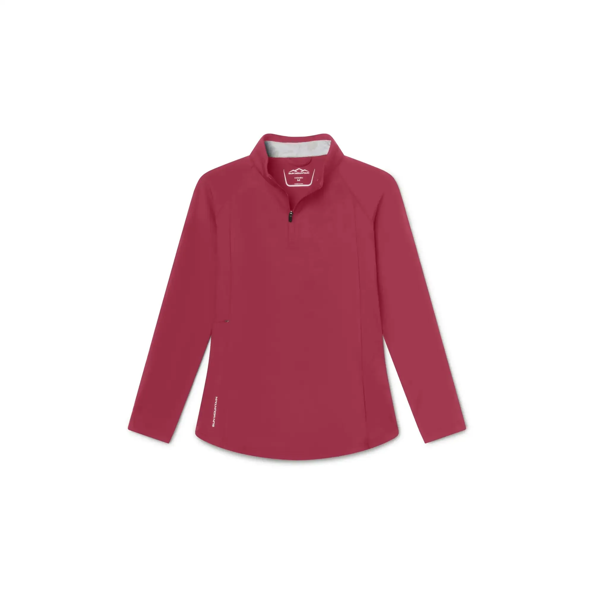 Women's Tech Quarter-Zip - Rosewood / M sold by Sun Mountain