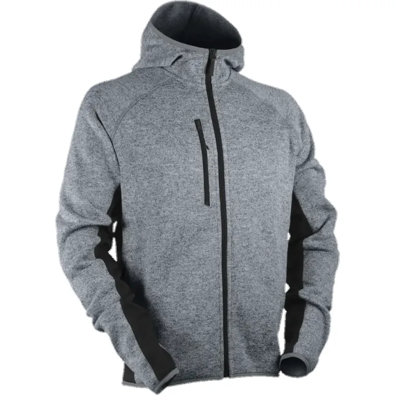 Headwall Hooded Jacket - PLATINUM-BLACK / L sold by Sun Mountain
