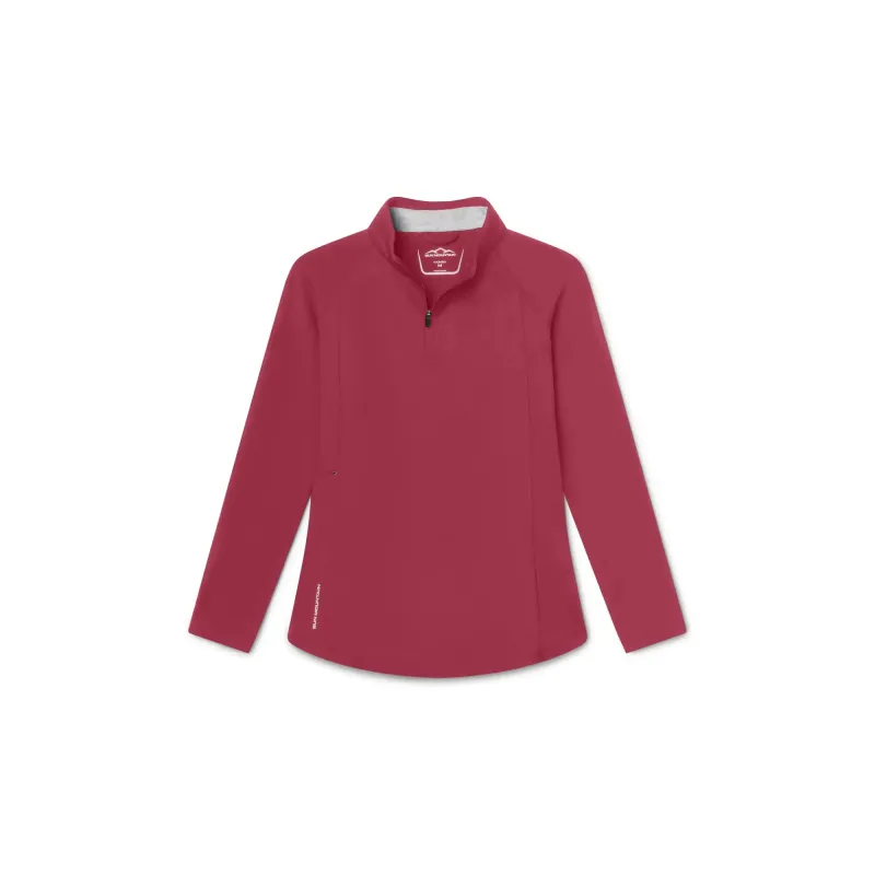 Women's Tech Quarter-Zip - Rosewood / L sold by Sun Mountain