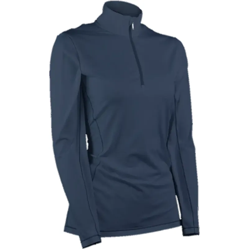 Women's Thermalflex Quarter-Zip - NAVY / L sold by Sun Mountain