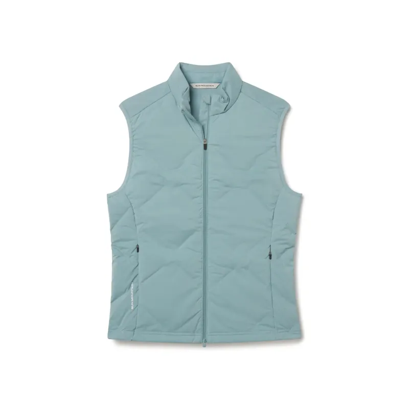 Women's Knockdown Vest - Stone Blue / XL sold by Sun Mountain