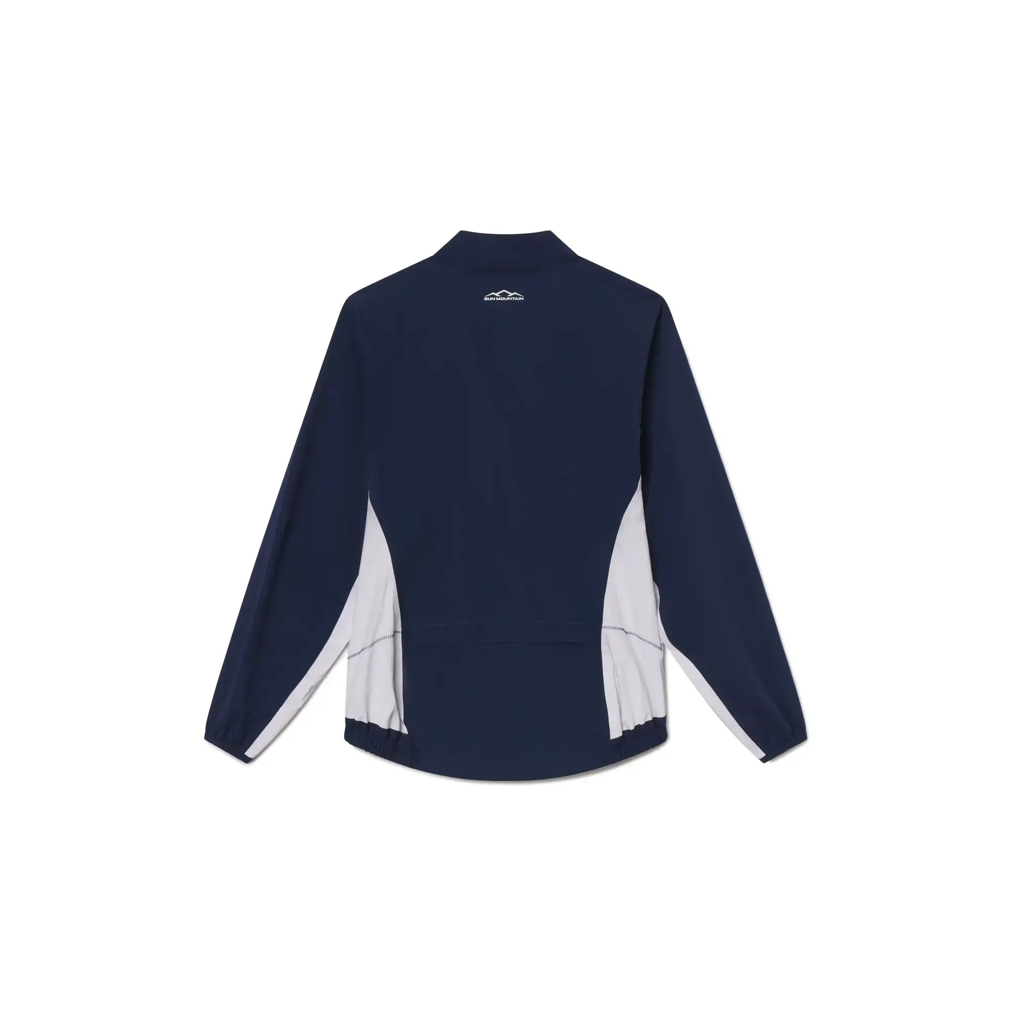 Women's Monsoon Jacket - Navy-White / L sold by Sun Mountain