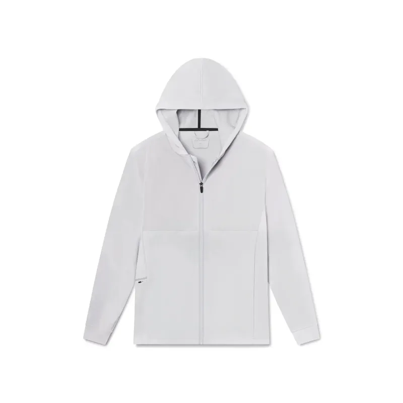 Tech Plus Full-Zip Hoodie - Arctic Ice / L sold by Sun Mountain