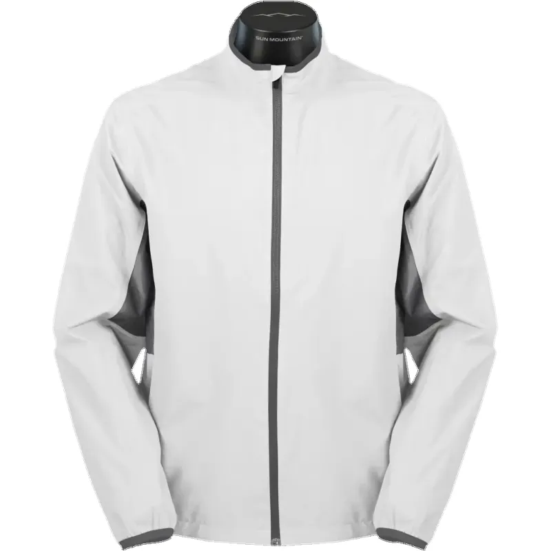 Monsoon Jacket - White-Cadet / L sold by Sun Mountain