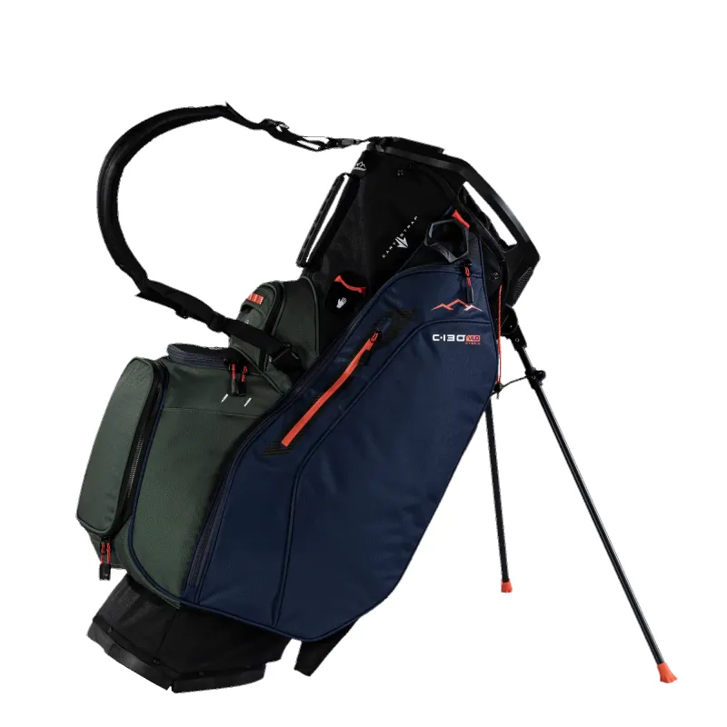 C-Series C-130 VLO Hybrid Stand Bag - Black-Olive-Inferno sold by Sun Mountain