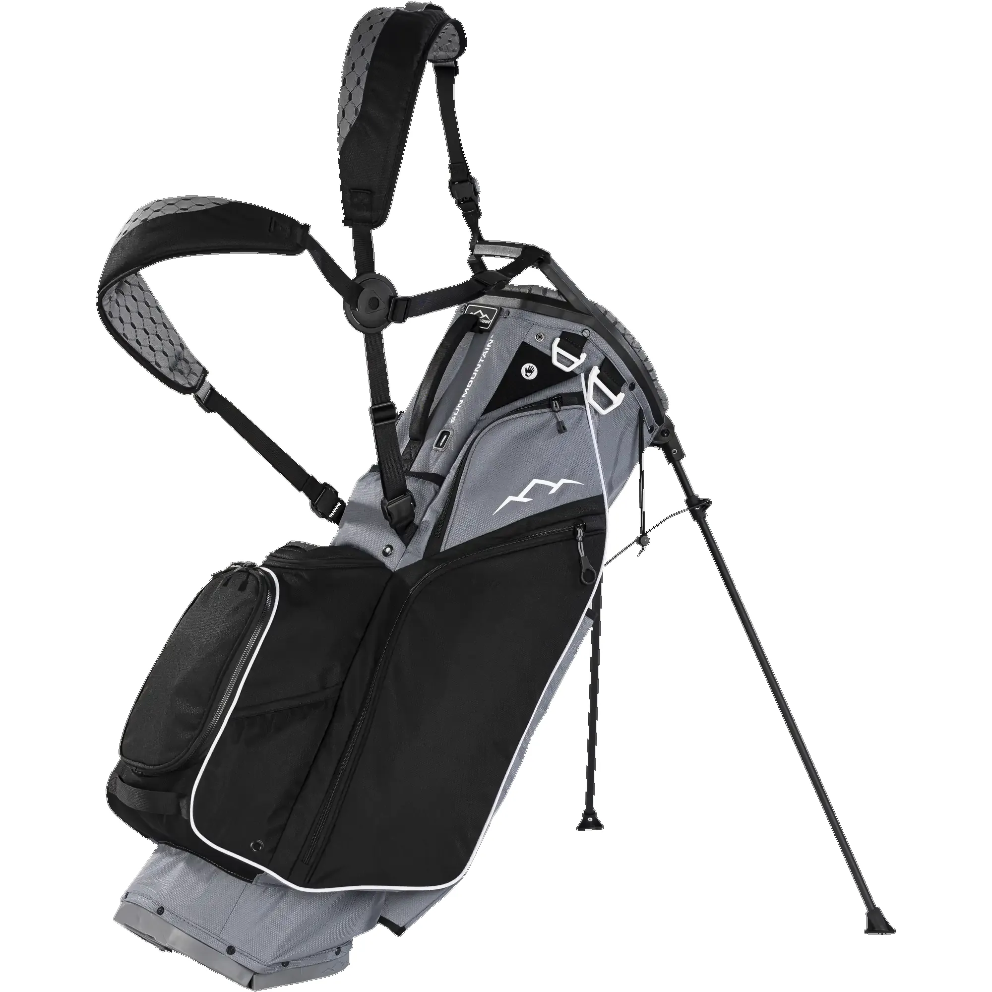 Eclipse E-3.5 14-way Stand Bag - Nickel-Black-White sold by Sun Mountain